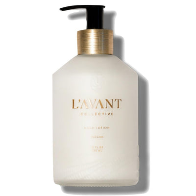 L'AVANT Collective Luxury Hand Lotion - High Performing Moisturizing Hand Cream for Dry, Cracked Hands, Nails & Cuticles - Hydrating Shea Butter Formula (10 oz, Fresh Linen)