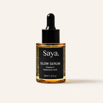 Saya Glow Serum | Anti Aging Hydrating Face Serum With Hyaluronic Acid, Caviar Lime, Kakadu Plum | Deep Hydration, Plumps Skin, Minimize Dark Spots & Appearance of Fine Lines & Wrinkles 1oz