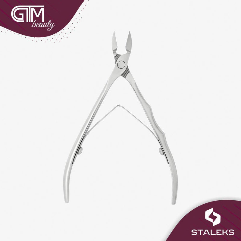 Staleks Pro Cuticle Nippers EXPERT NE-11-11, Full Jaw, 0.43 Inch (11mm)