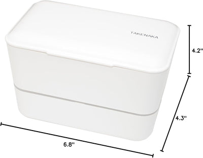 TAKENAKA Bento Box Expanded Double White