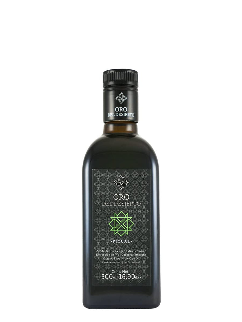 Oro Del Desierto Picual - Organic Gourmet Extra Virgin Olive Oil - 16.91 Fl Oz