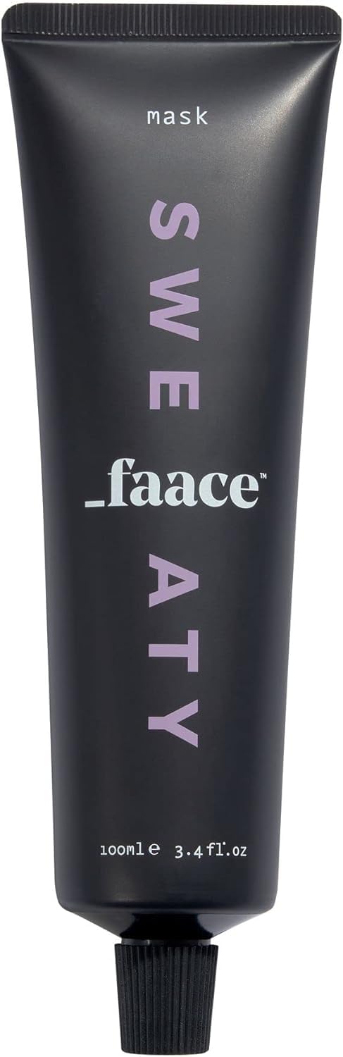 Faace Sweaty Face Mask & Primer Restorative Cream Pore Minimizer, Moisturizes, Mattifies, Soothes Skin with Argan Oil, Aloe, Vitamin C & E, Bergamot, Patchouli, Lavender Organic & Vegan Skincare 3.4oz