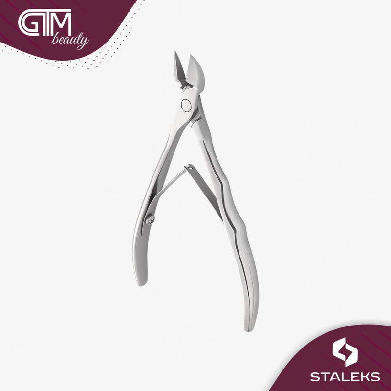 Staleks Pro Cuticle Nippers EXPERT NE-11-11, Full Jaw, 0.43 Inch (11mm)