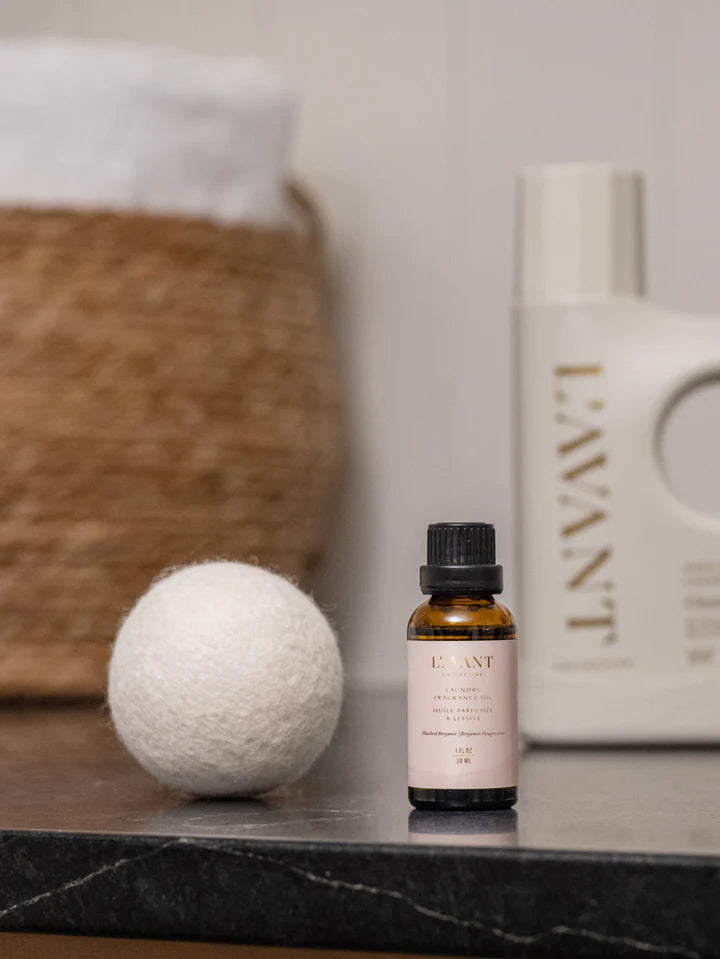 L’AVANT Collective | Essential Oils for Laundry - Dryer Balls Scents, Scented Fragrance Essential Oil Drops | Blushed Bergamot Laundry Oil - Essential Oil Blend