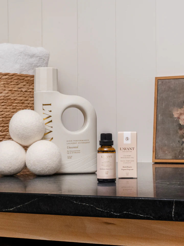 L’AVANT Collective | Essential Oils for Laundry - Dryer Balls Scents, Scented Fragrance Essential Oil Drops | Blushed Bergamot Laundry Oil - Essential Oil Blend