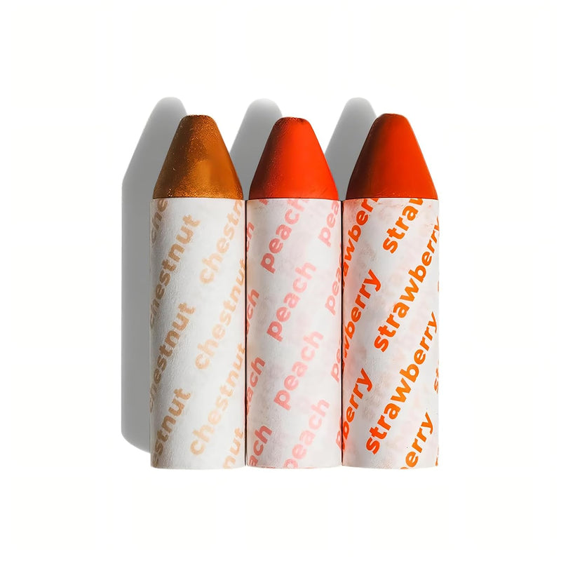 Axiology Multi Stick Crayons For Eyes, Lips, Cheeks Balmies Trio Gift Set - Creamy Buildable Lightweight Moisturizing Blush Face Sticks Contour & Highlighter All Day Wear Face Makeup (Golden Hour)