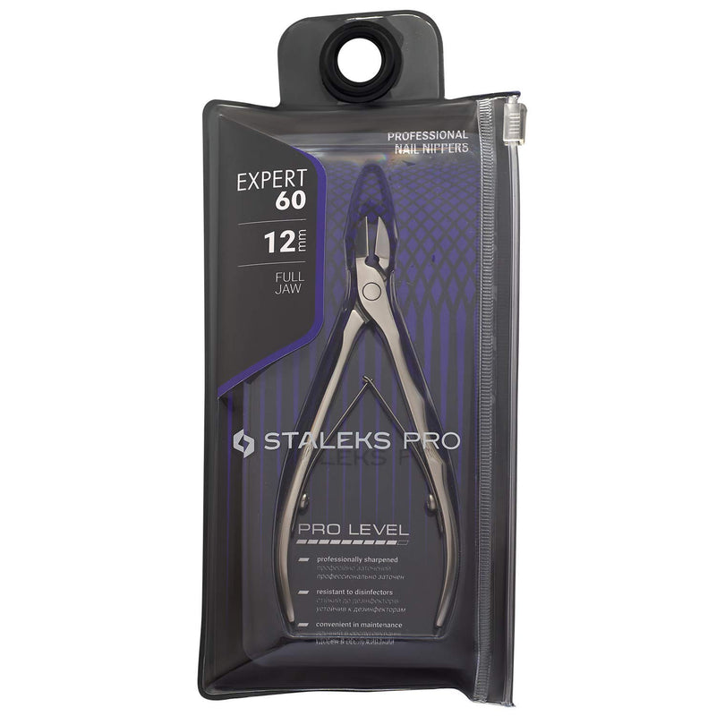 Staleks Pro Nail Nippers EXPERT NE-60-12, Full Jaw, 0.47 Inch(12mm)