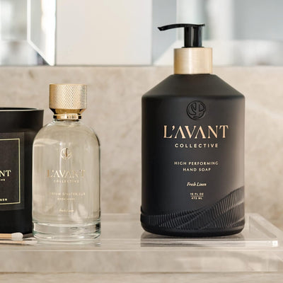 L'avant Collective Room- Aerosol Home Fragrance Gifts, Long Lasting Air Freshener Deodorizer Nonstop Freshness (Fresh Linen)