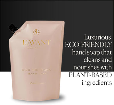 L'AVANT Collective High Performing Hand Soap Refill | Luxurious Ingredients for Soft & Smooth Hands | Notes of Bergamot, Orange Blossom, Amber, Cedar | Blushed Bergamot Scent 32 Fl Oz