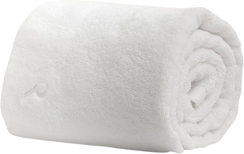Resore Body Towel - 56" x 30" 700GSM Luxury Bath Shower Towel Skin Rejuvenating, Odor Preventing, Highly Absorbent, Aegean Turkish Cotton Botanical Lyocell Blend, Super Plush Bathroom Wash Cloth White
