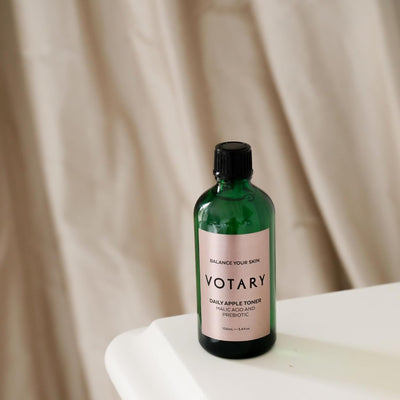 Votary Daily Apple Toner for Face & Body | Anti Aging Delivers Intense Hydration, Soothing Visibly Plumps, Minimize Blemishes, Pores Gentle Soothing Hydrating Facial Toner 3.4 Fl Oz