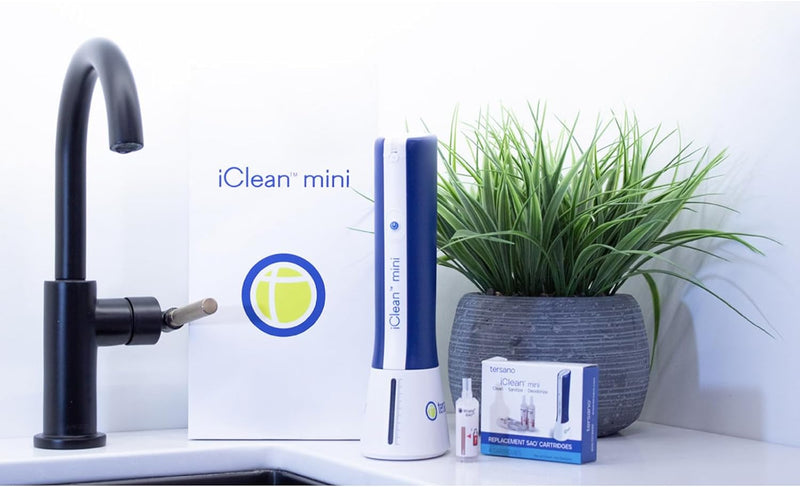 Tersano iClean Mini | Multipurpose Cleaner Award Winning All-Purpose Cleaner | Multi Surface Cleaning Supplies for Home, Fabrics, Glass, Appliances | Turns Water Into a Cleaner!