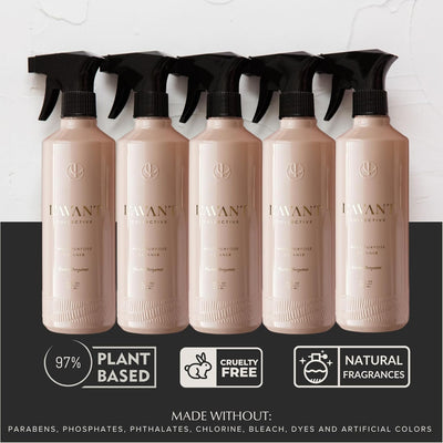 L’AVANT Collective | Plant-Based Multipurpose Cleaner | All-Natural Cleaning Supplies for Safe Home Cleaning – Concentrated, Food-Safe Vegan Surface Cleaner with Blushed Bergamot Scent, 16 oz Bottle