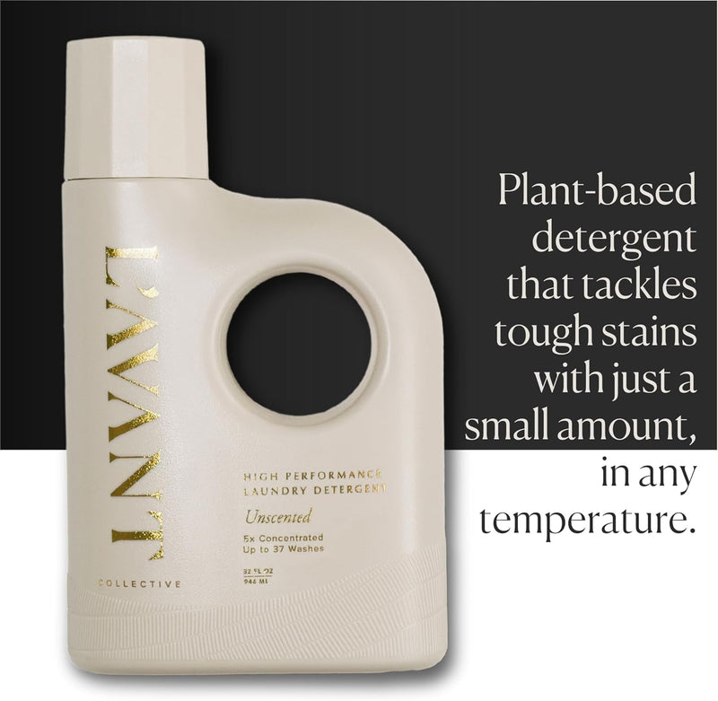 L’AVANT Collective | Unscented Laundry Detergen, Powerful Stain Remover & Gentle Laundry Soap | Natural Laundry Detergent for Sensitive Skin | Ideal for Delicate Fabrics, Plant Based (Unscented)