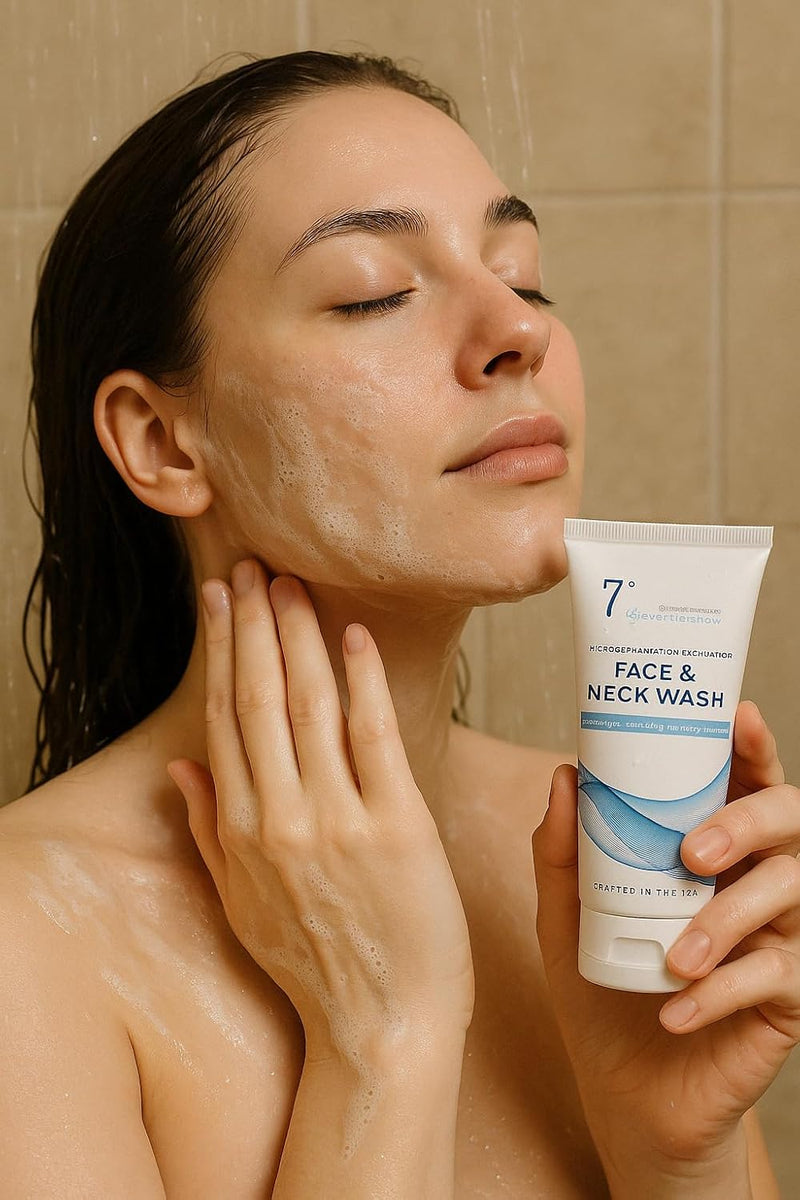 Everclearnow Facial Cleanser Microdermabrasion Keratosis Pilaris & Acne Exfoliating Deep Cleansing Face & Body Scrub, KP Bump Eraser, Back & Butt Acne Exfoliant, Wash Cleanser - Rough, Bumpy & Dry Skin Gets Rid Of Redness