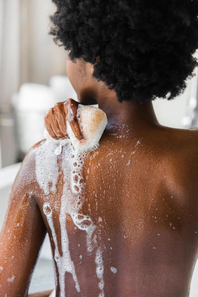 Konjac Walnut Shell Body Sponge – Gently Cleanses Skin, Ideal for Daily Use, Made with Hand-Harvested Asian Konjac Root, Softens & Revitalizes, 1 Sponge
