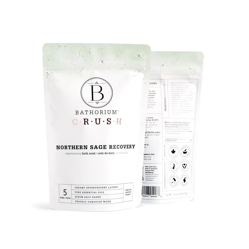 Northern Sage Recovery Crush – Revitalizing Bath Soak with Sage, Pine & Eucalyptus, 21.2 oz