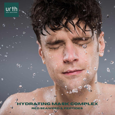 Urth Skin Solutions Hydrating Mask for Men, 2 oz - Anti Aging Hydrating Gel with Peptides, Argireline, Botanical Extracts, Vitamins, Restore hydration, Reduces Wrinkles & Smooths Skin