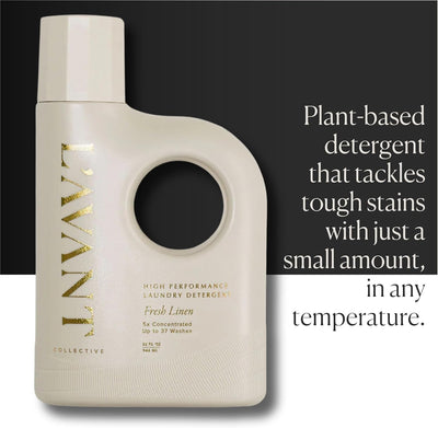 L’AVANT Collective | Fresh Linen Laundry Detergent - Powerful Stain Remover & Gentle Laundry Soap | Natural Baby Laundry Detergent for Sensitive Skin | Made for Delicate Fabrics | No Harsh Chemicals