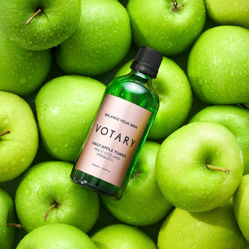 Votary Daily Apple Toner for Face & Body | Anti Aging Delivers Intense Hydration, Soothing Visibly Plumps, Minimize Blemishes, Pores Gentle Soothing Hydrating Facial Toner 3.4 Fl Oz