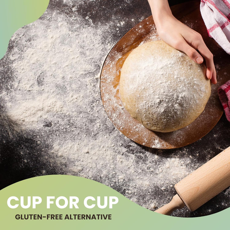 Better Batter Artisan Flour Blend Gluten Free - Award Winning Nutritious, Vegan, Allergen Free, & Kosher - Cup for Cup Alternative All-Purpose Baking, Organic, Non-GMO, 1lbs