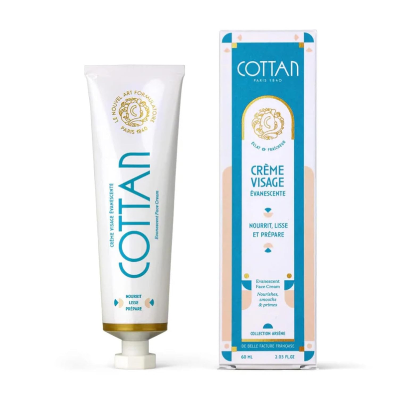 Paris Vanishing Face Cream | Deep Hydration Snow Cream with Jojoba Seed Oil, Squalane, Rose Pearl Fragrance Nourishes, Softens, Hydrates Skin | Silky, Lightweight Facial Moisturizer Vegan 60ml