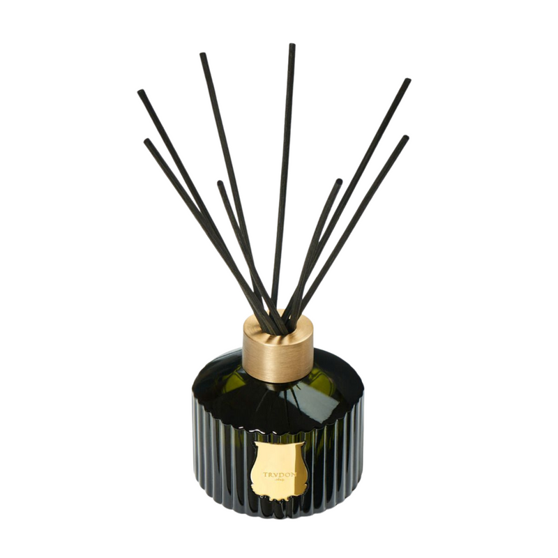 Trudon Cyrnos Luxury Diffuser 350ml – Mediterranean Aromas in Signature Green Glass