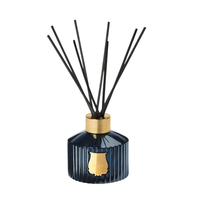 Trudon Reggio Diffuser 350ml – Sunlit Citrus from Calabria in a Regal Fluted Vessel