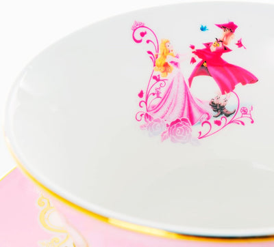 English Ladies Co. Disney Bone China Cup & Saucer : Aurora - Sleeping Beauty