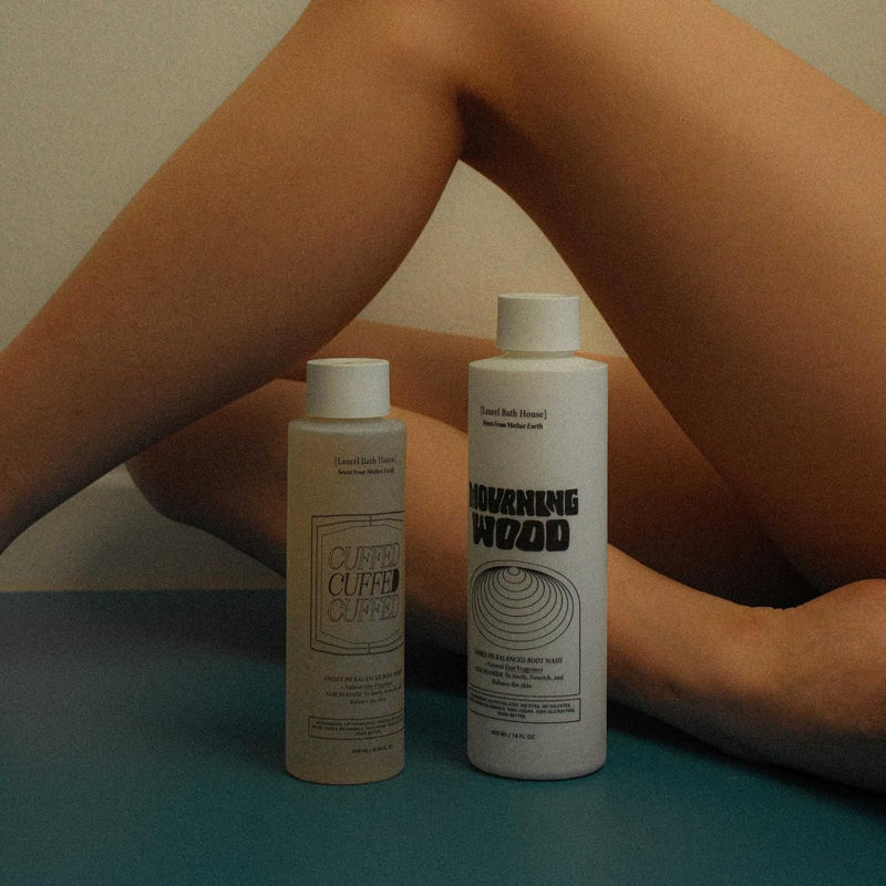 Mourning Wood & Cuffed Body Wash Discovery Set | Hydrates, Cleanses, Nourishes Skin with Niacinamide | Free From Parabens, Sulfates & Phthalates