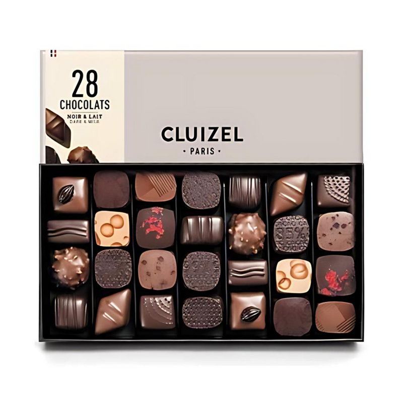 Cluizel Chocolate Truffle Gift Box (28 pieces) Milk & Dark Chocolate 305g