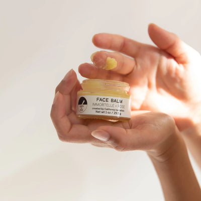 Earth tu Face Organic Immortelle and Rose Face Balm
