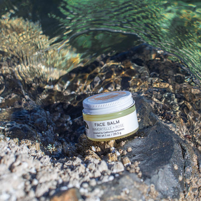 Earth tu Face Organic Immortelle and Rose Face Balm