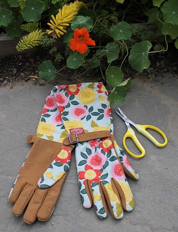 Womanswork Heirloom Garden Arm Saver Gloves, Large