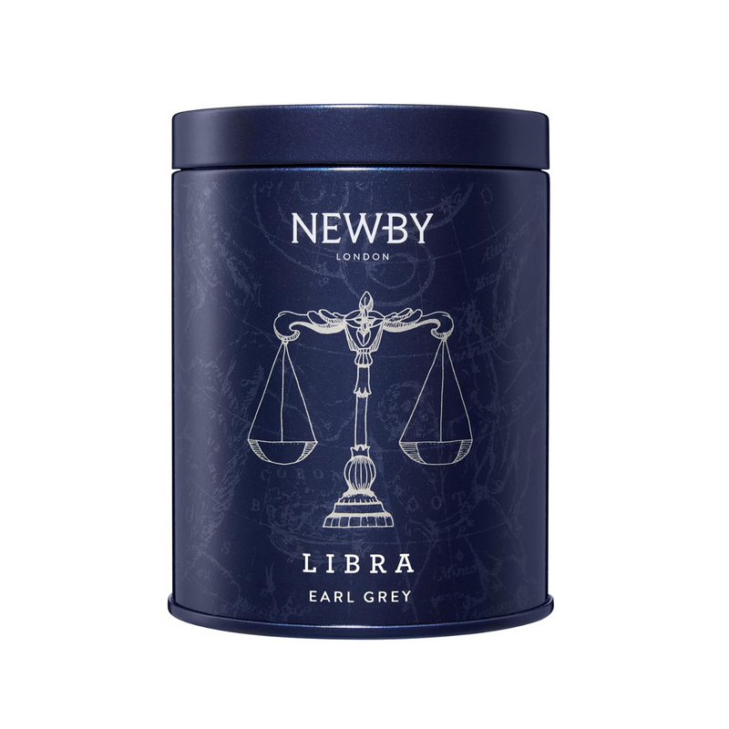 Libra Zodiac Tea – Earl Grey – 30g Loose Leaf Caddy by Newby Teas