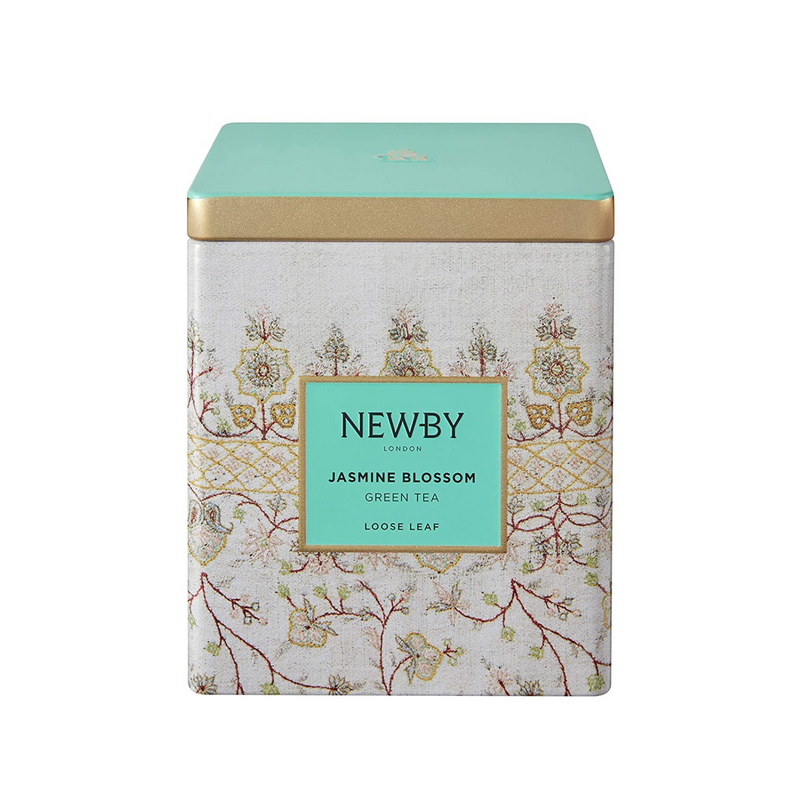 Jasmine Blossom – 125g Loose Leaf Tea Caddy – Floral & Fragrant Green Tea by Newby Teas