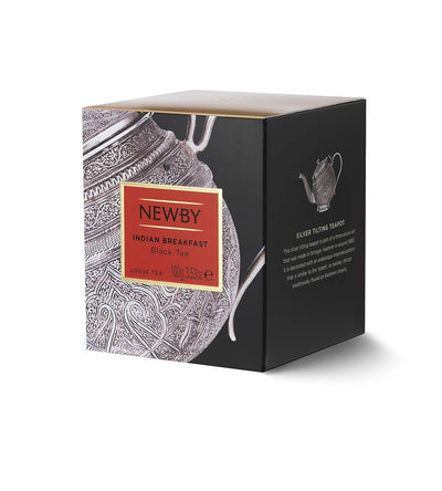 Indian Breakfast – 100g Loose Leaf Tea Carton – Bold & Malty Black Tea by Newby Teas
