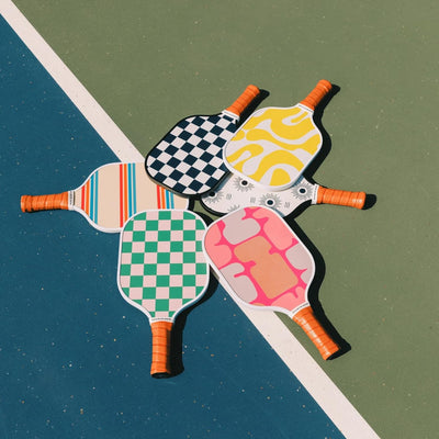 On Holiday Pickleball Paddle | Fiberglass Face Honeycomb Core, High Spin, Shock-Absorbing, Lightweight Durable for Power, Control & Balance Edge Guard & Grip Tape for Sweaty Hands (Monte Carlo)