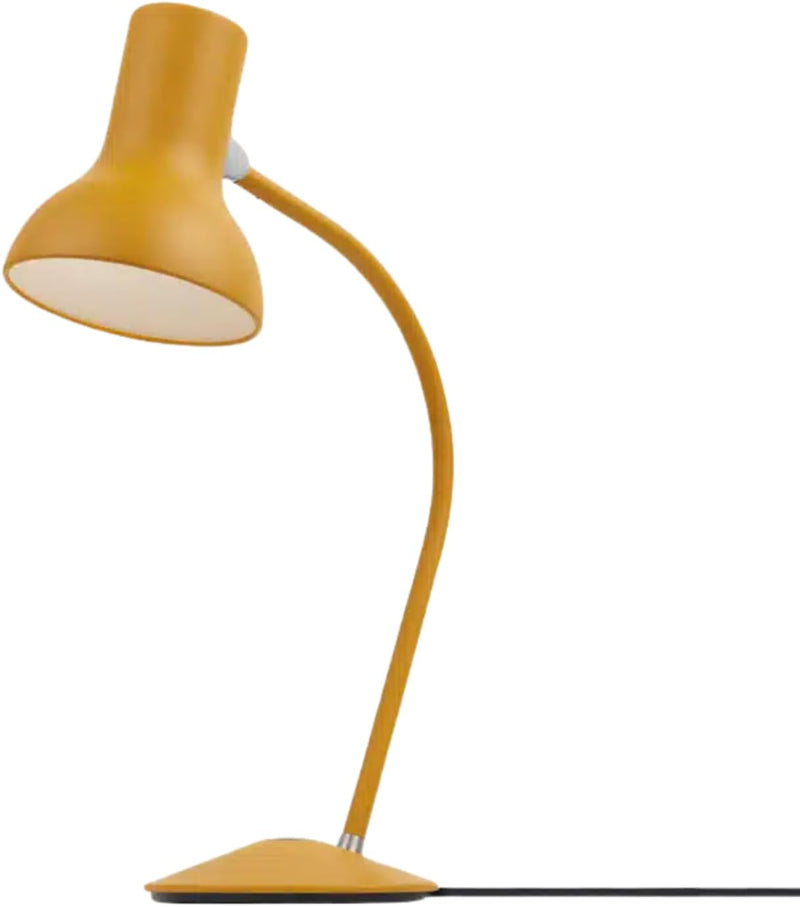 75 Mini Table Lamp | Matt Paint Finish Cast Iron Base Aluminum Cover with Ergonomic Switch & Decorative Light Spill for Office Decor Home Essentials Bedroom Reading Light (Turmeric Gold)
