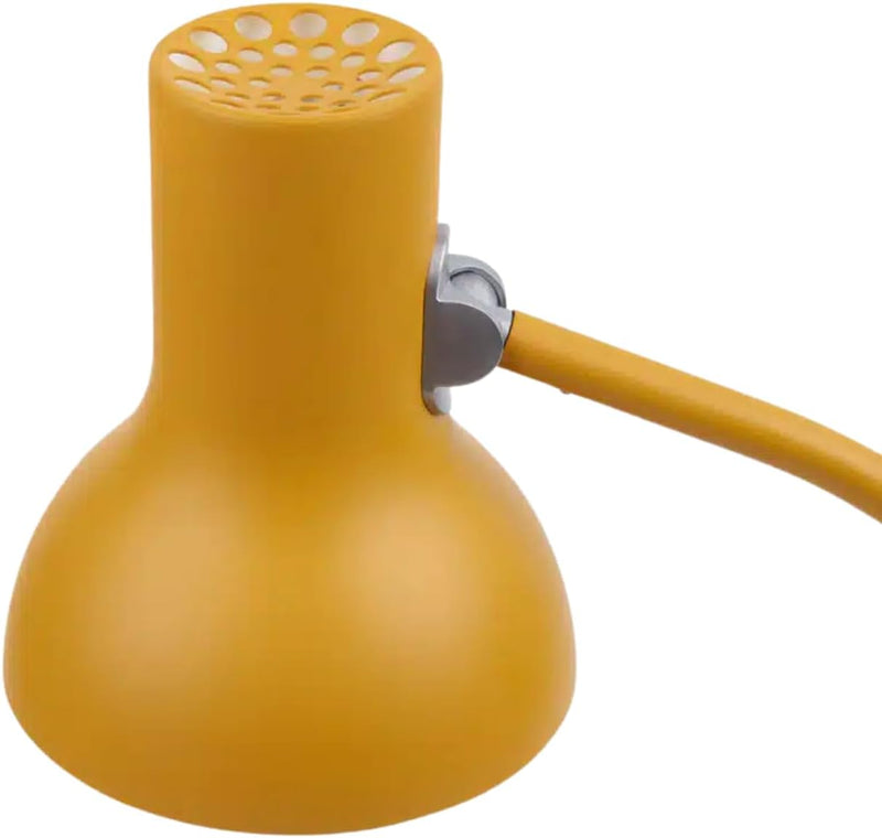 75 Mini Table Lamp | Matt Paint Finish Cast Iron Base Aluminum Cover with Ergonomic Switch & Decorative Light Spill for Office Decor Home Essentials Bedroom Reading Light (Turmeric Gold)