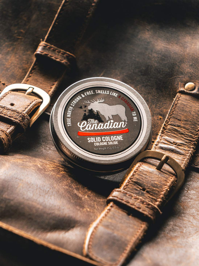 Walton Wood Farm Solid Cologne (The Canadian) Maple Bark & Wild Portage Scent Vegetarian Friendly, and Paraben-Free 2.5 oz