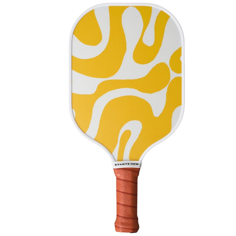 On Holiday Pickleball Paddle | Fiberglass Face Honeycomb Core, High Spin, Shock-Absorbing, Lightweight Durable for Power, Control & Balance Edge Guard & Grip Tape for Sweaty Hands All Levels (Havana)