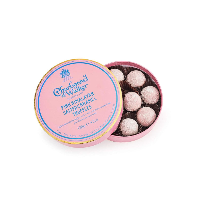 CHARBONNEL ET WALKER Pink Himalayan Salted Caramel Truffles, 120 GR
