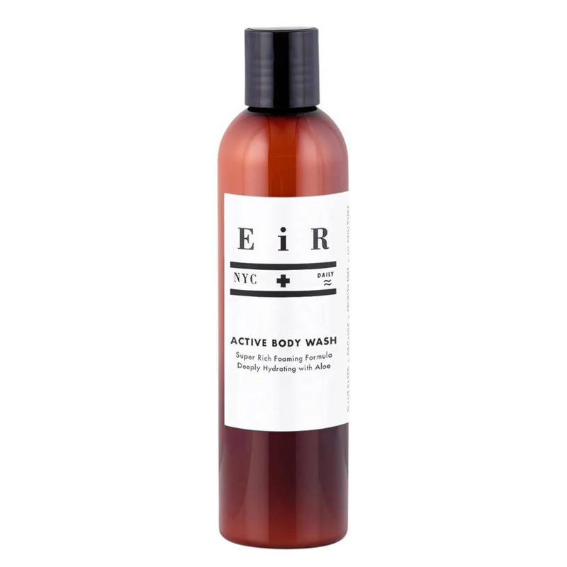 Active Body Wash | Hydrating Shower Gel Body Cleanser with Deeply Moisturizing Aloe Leaf & Olive Oil | Notes of Sage, Rosemary & Lemongrass All Natural | Sulfate, Phthalate & Paraben Free 8oz