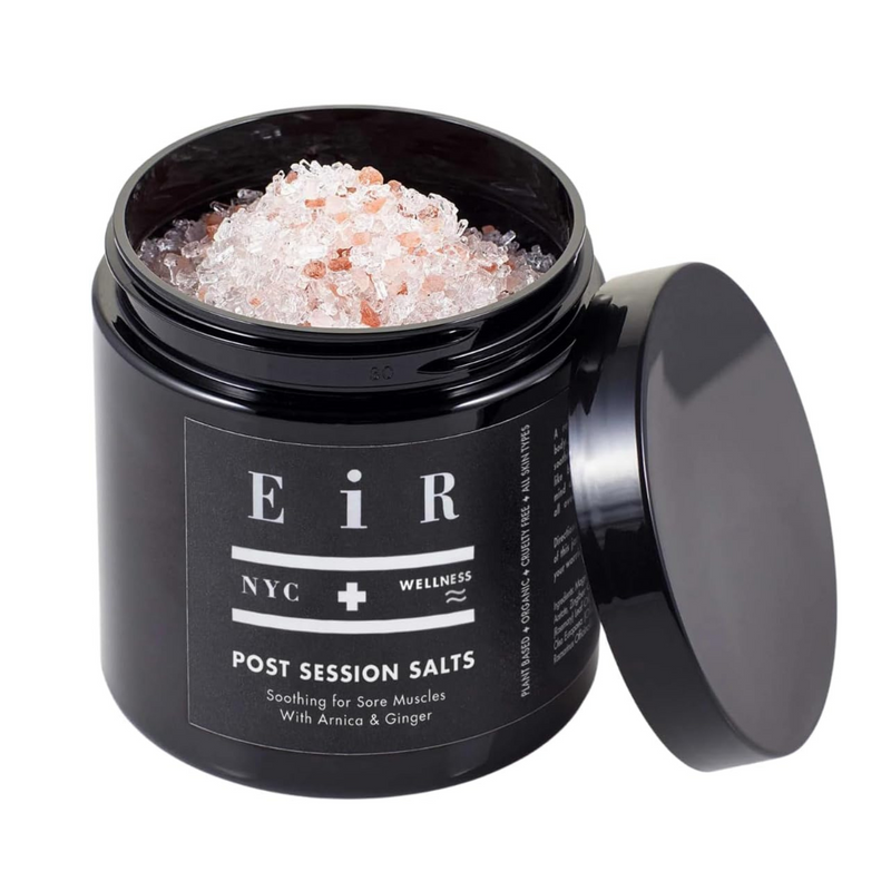 Post Session Salts | Restorative Bath Salt Soak with Arnica, Epsom & Botanical Oils | Ginger, Bergamot & Rosemary Infused Mineral Salts for Alluring Whole-Body Spa Experience 8 oz