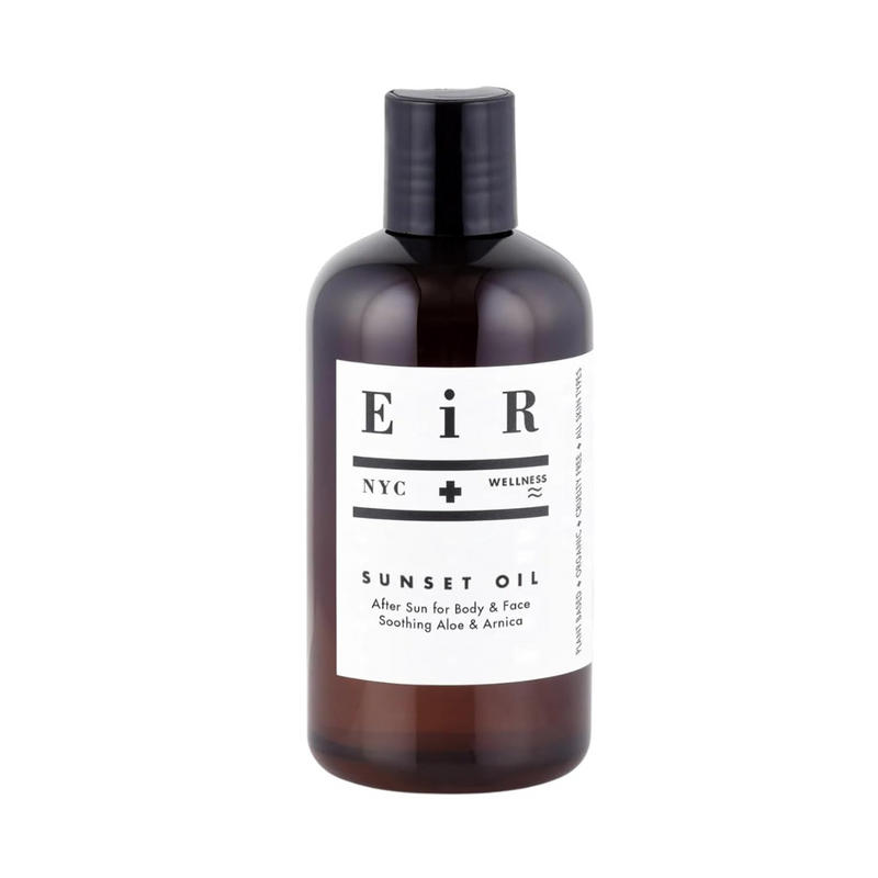 Sunset Oil | Deeply Hydrating After-Sun Recovery Oil for Body & Face | Aloe, Jojoba, Coconut & Botanical Extracts | Moisturize & Restore Skin for Nourished, Shimmering Skin 8oz