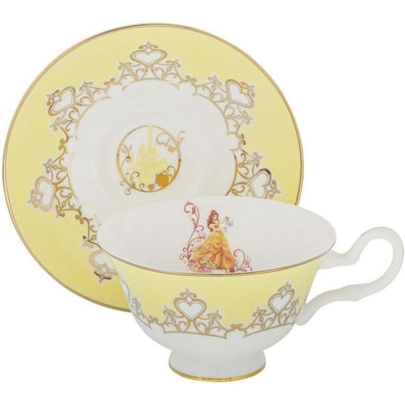 English Ladies Co. Disney Bone China Cup & Saucer : Belle from Beauty and The Beast