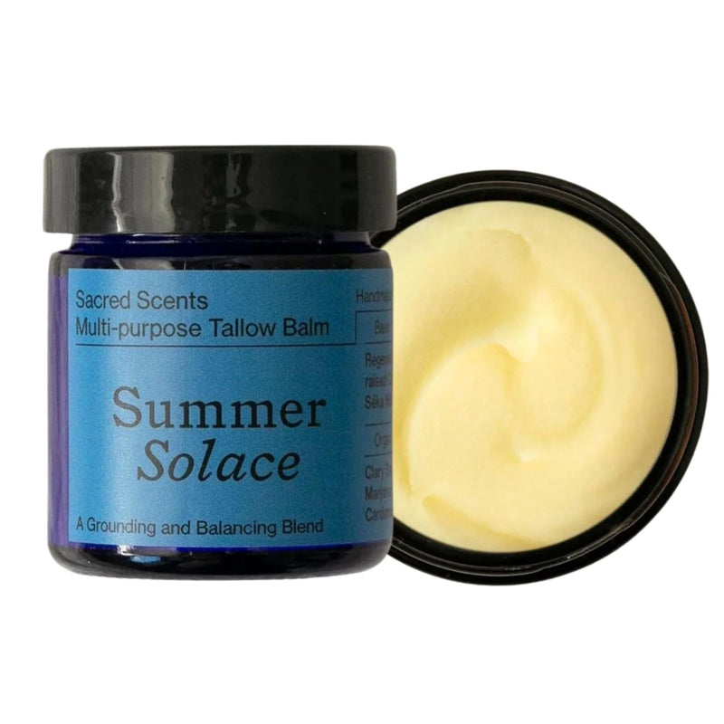 Balm Nourishing & Soothing Face & Body Cream Multi Purpose Hydrating Natural Moisturizer For Soft, Supple Skin Body Butter Tallow Hydrates Spiritual Balm 50ml (Sacred Scents)