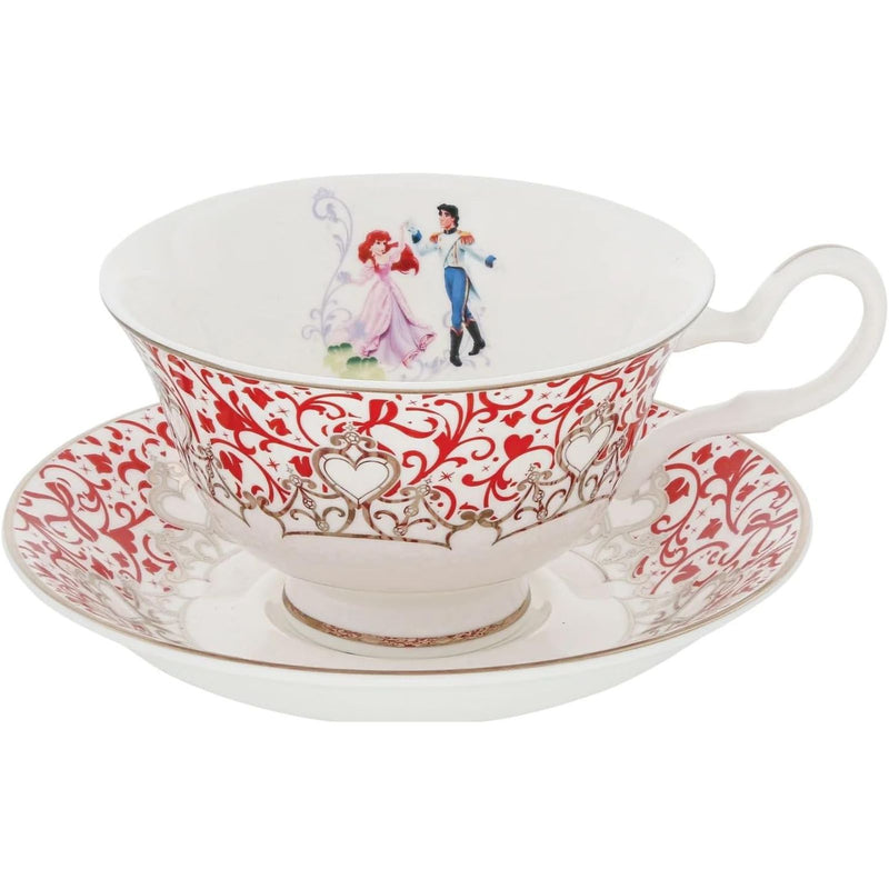 Disney Ariel Wedding Cup and Saucer, Fine Bone China, 15 × 15 × 7.5 cm, Multicolor