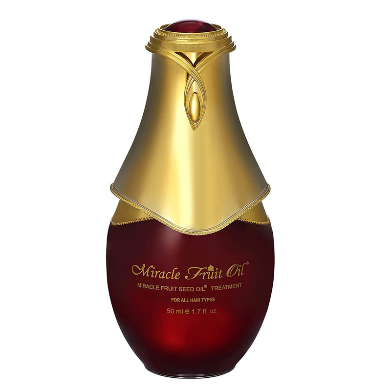 Miracle Fruit Seed Hair Oil - 50ml Treatment for All Types - Ultra Shiny, Strong Oil for Dry Hair and Growth - Prevents Breakage and Hair Loss